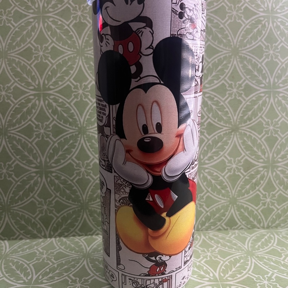 Mickey Mouse Tumbler with Comic Design